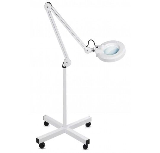 Ayaklı Tekerlekli Loop Led Işıklı Büyüteç Işıklı Lup E-292/B