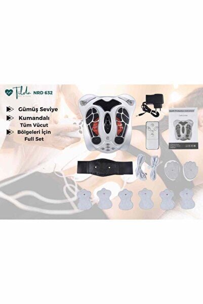 Ultra Tens Cihazı Gümüş - Tüm Vücut Için Masaj Aleti - Ultra Tens Terapi / Premium Massage Therapy