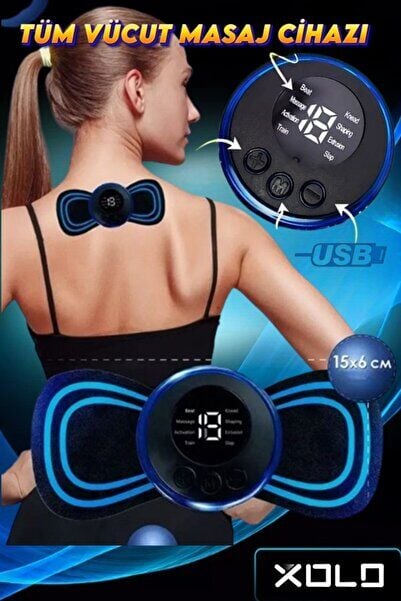 Fizik Elektrikli Ems Tens Kas Güçlendirici Masaj Aleti Masaj Aleti Stimilatör Cihaz