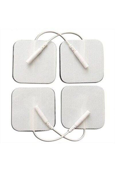12 Adet Kablolu/soketli Tens Pedi Elektrodu (5x5cm Kare) Igneli Tens Peti Tüm Cihazlara Uyumlu.