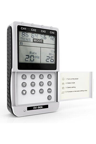 4 Kanallı Fizik Tedavi Cihazı Tens Ems Adaptörlü Çantalı
