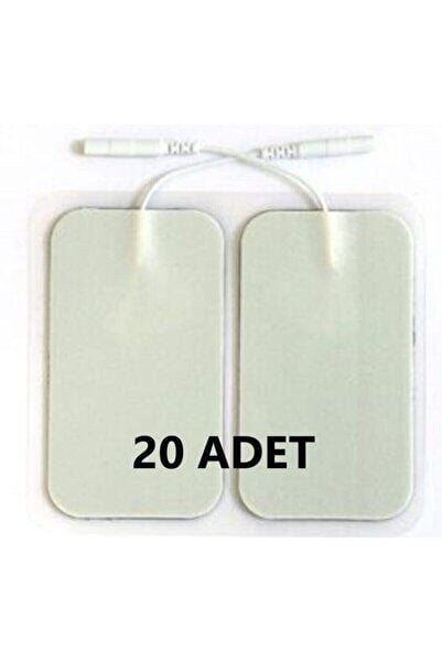 20 Adet Tens Elektrodu 5x9 Kablulu 4 Lü 5 Paket Tens Pedi