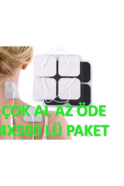 Tens Elektrodu 5x5cm 500 Lü Paket ( Paket Adeti 4 X 500 Paket ) Toplam 2.000 adet