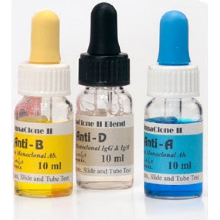Kan Grubu Takımı Anti A-B-D 200 Test Diagnast