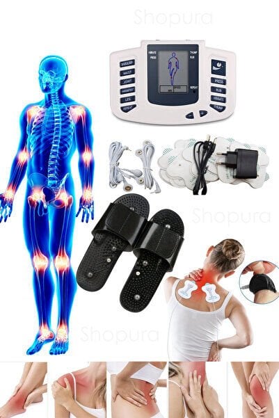 Ultra Ems Masaj Aleti Terlikli Tens Cihazı - Tüm Vücut Terapi Masaj Aleti