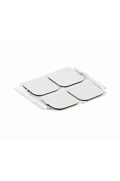 3 Paket 12 Adet Kablolu Soketli Elektrot 5x5 cm Tens Cihazı Pin Girişli Elektrodu