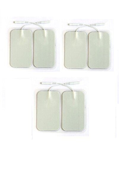 Masaj Aleti Yedek Pedi Yapışkanlı Elektrod 5x9 Tens Pedi Dikdörtgen 12 Adet