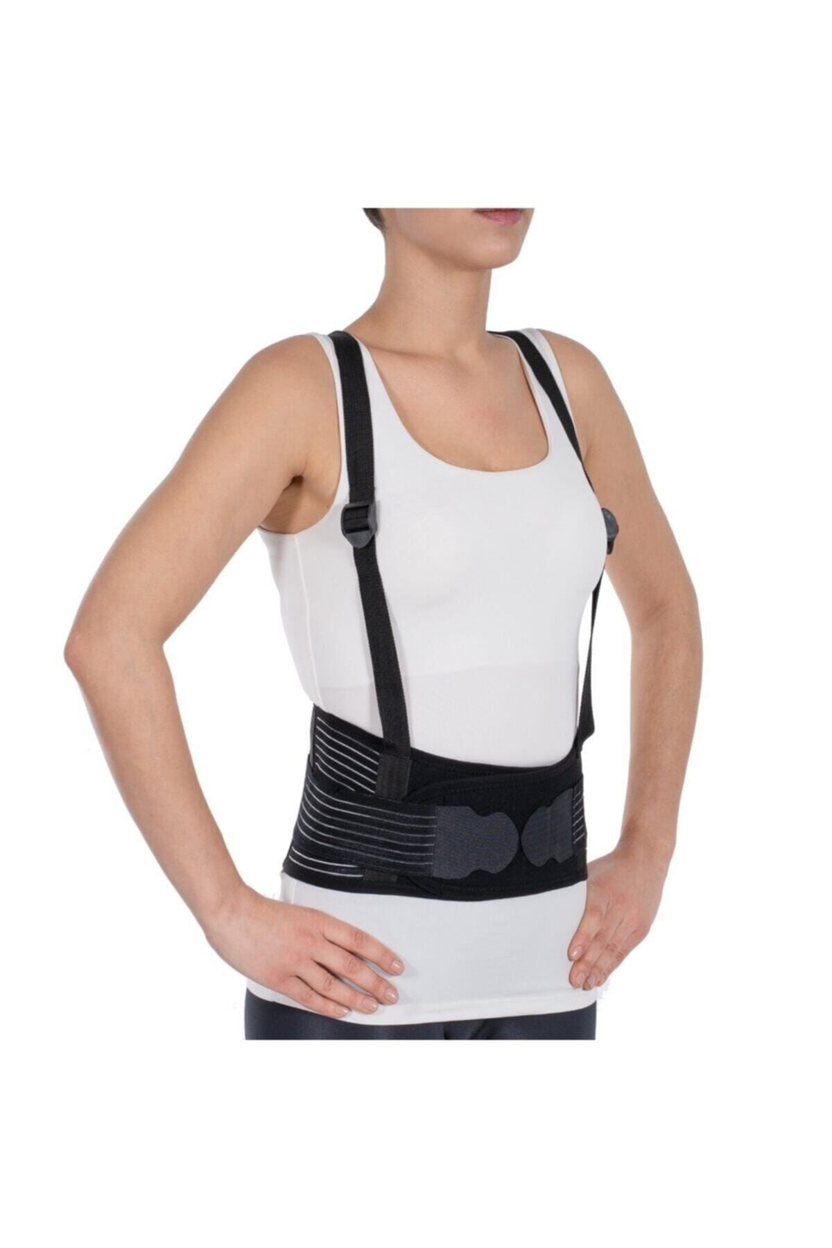 Unisex Siyah Çalışma Korsesi Bel Çevresi 70--90 cm