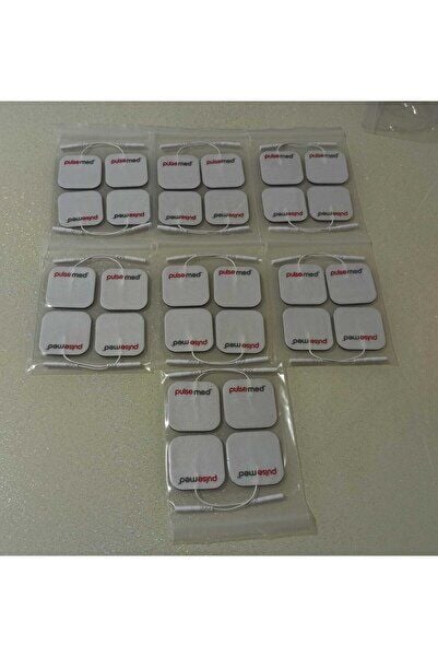 -- Tens Cihazı Kablolu Yedek Elektrot 5x5 Tens Pedi 4 Lü ( 7 Paket )