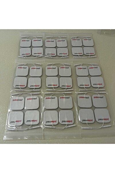 -- Tens Cihazı Kablolu Yedek Elektrot 5x5 Tens Pedi 4 Lü ( 9 Paket )