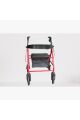 Alüminyum Walker ( Rollator ) 4 tekerli sepetli yaşlı yürüteci frenli çantali yürüteç