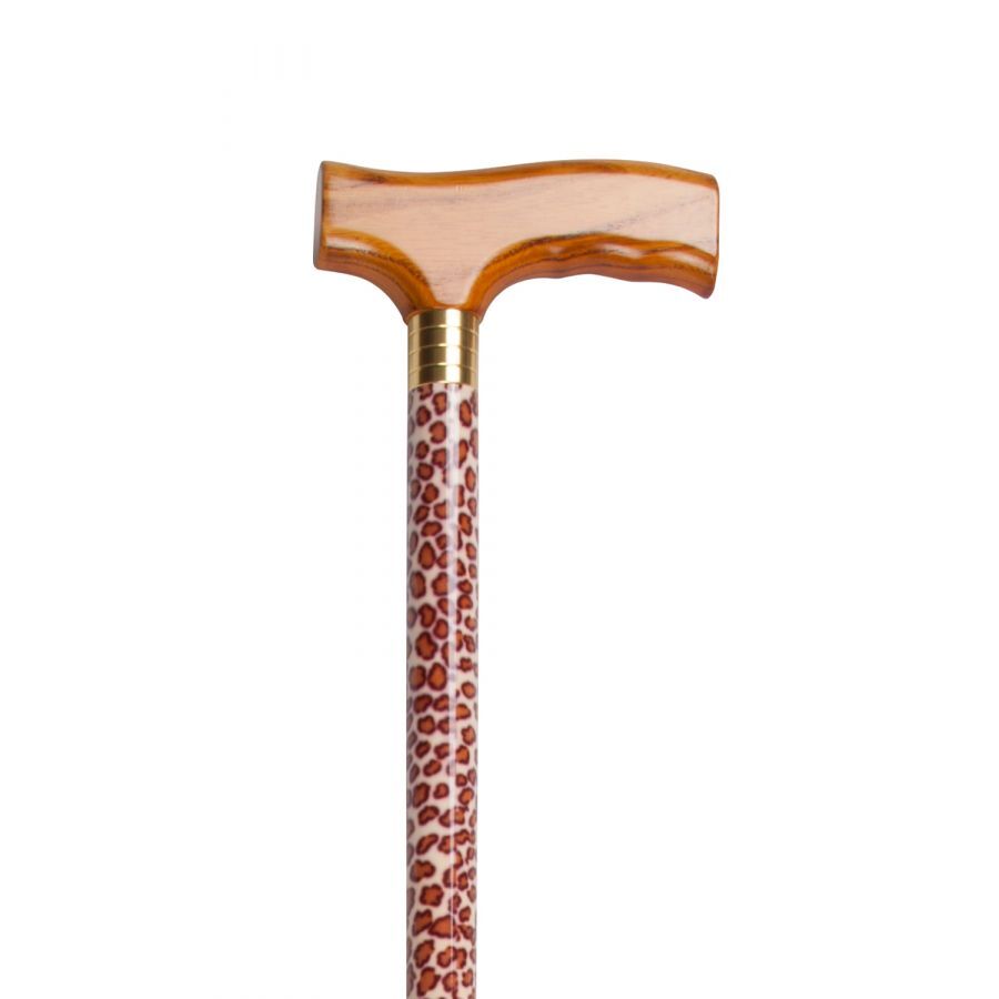 KİFİDİS B-609 Kifidis HC Ahşap Baston  LEOPAR