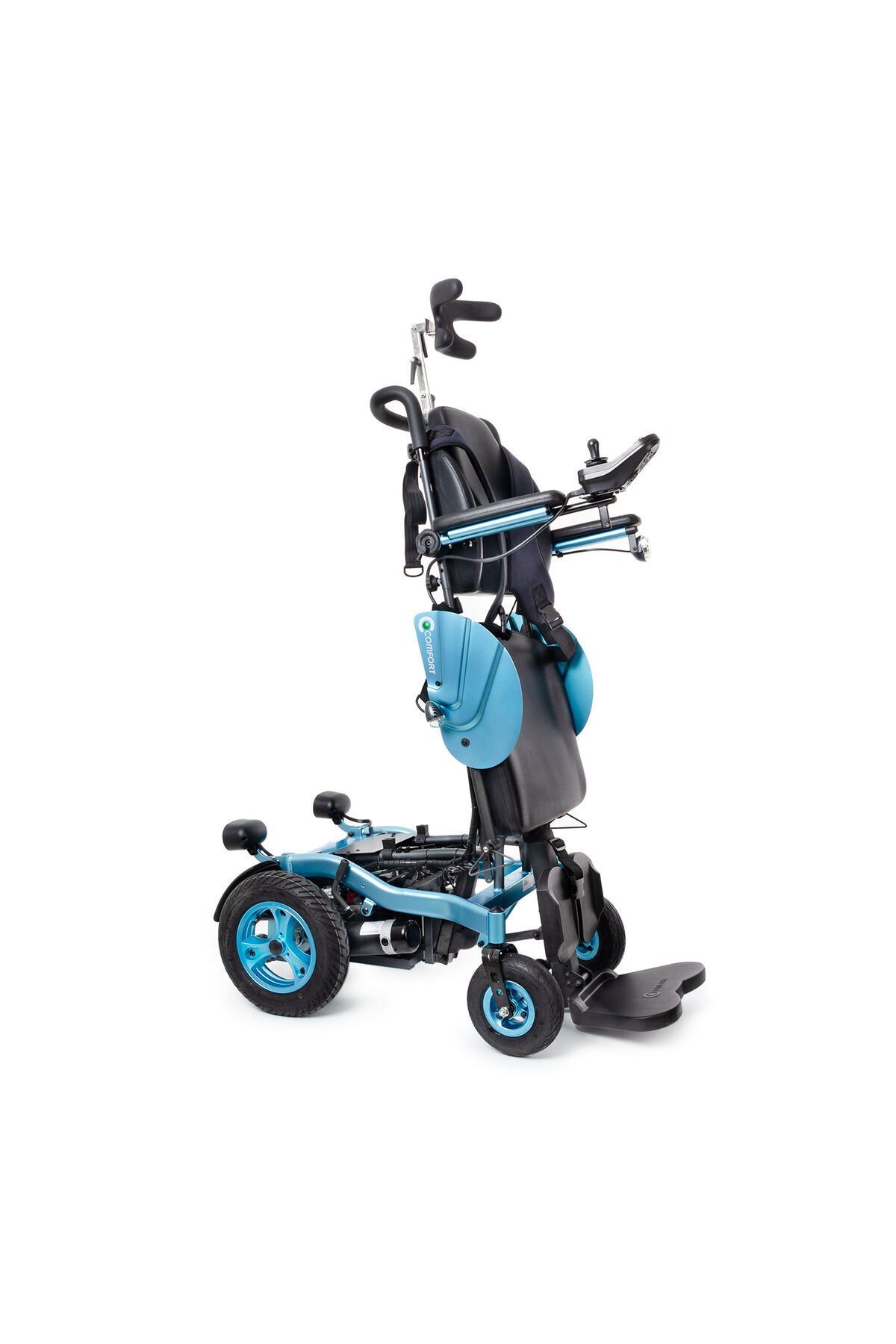 Ayağa Kaldıran Akülü Sandalye | 2x450W Motor,Havalı Teker,Emniyet Kemer LY-ESB240 Angel