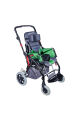 Engelli Puseti Yeşil | Alüminyum Şase, Çift Yönlü Koltuk, 40 cm Oturum, DM-8001 BUGGY
