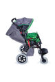 Engelli Puseti Yeşil | Alüminyum Şase, Çift Yönlü Koltuk, 40 cm Oturum, DM-8001 BUGGY