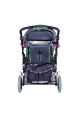 Engelli Puseti Yeşil | Alüminyum Şase, Çift Yönlü Koltuk, 40 cm Oturum, DM-8001 BUGGY
