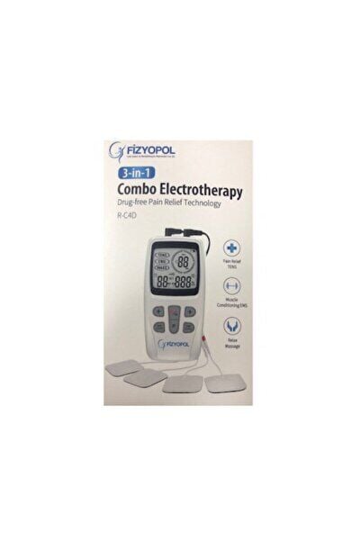 Bej Tens Stimulasyon Masaj Cihazı Rc-4 2 Kanallı Hazır Programlı Kas Geliştirici