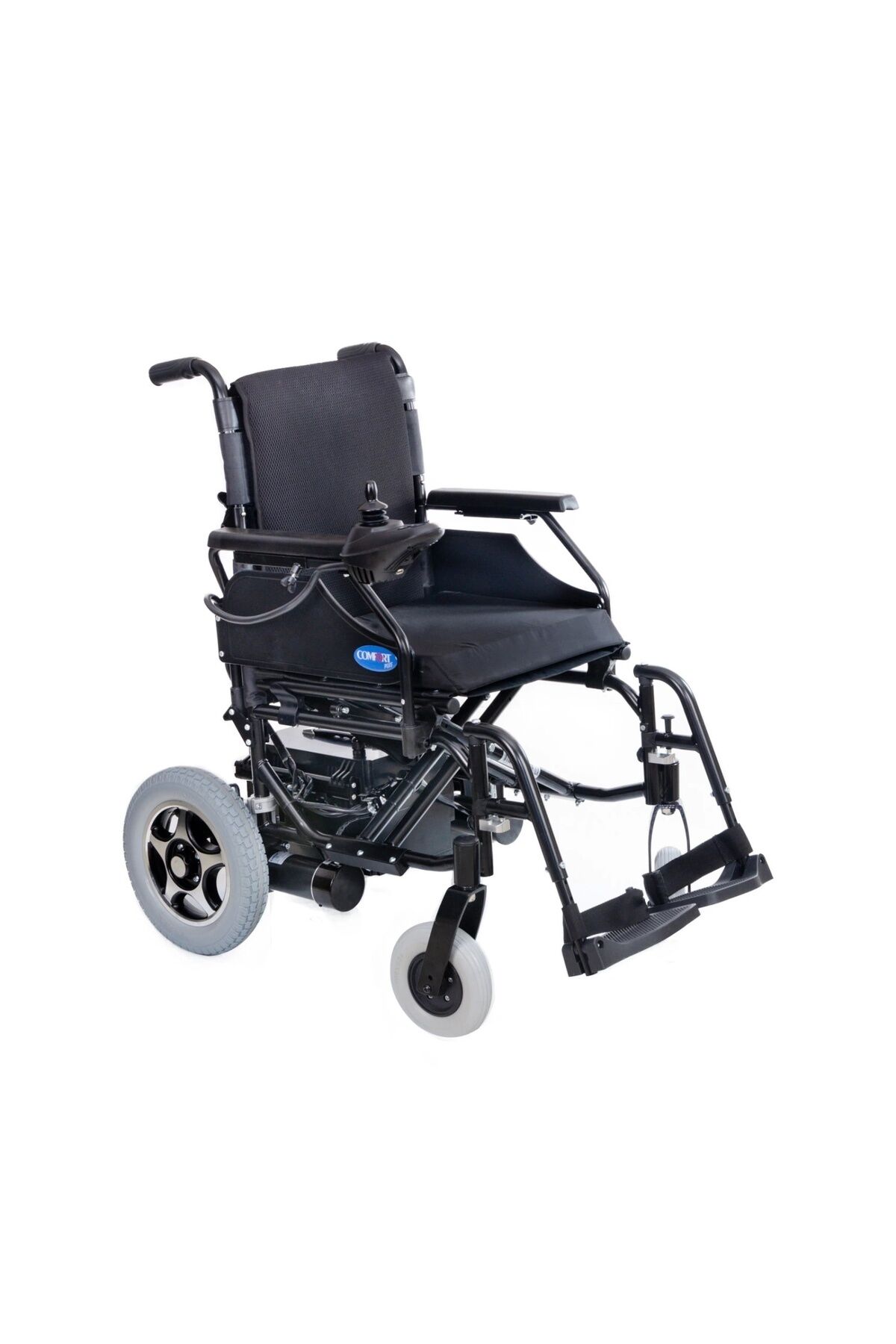 Akülü Sandalye Siyah | 340W Motor,Katlanır Çelik Şase,120kg Taşıma Kapasiteli Escape LX