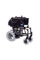 Akülü Sandalye Siyah | 340W Motor,Katlanır Çelik Şase,120kg Taşıma Kapasiteli Escape LX
