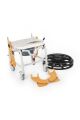 DM-8088D Soft Turuncu Banyo ve Tuvalet Tekerlekli Sandalye