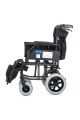 DM-337 Refakatçi Kullanımlı Alüminyum Hasta Taşıma Sandalyesi 45CM Oturma Genişliği