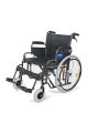 Tekerlekli Sandalye | 55 cm Geniş Oturum, Çift Makaslı Çelik Şase, DM-312