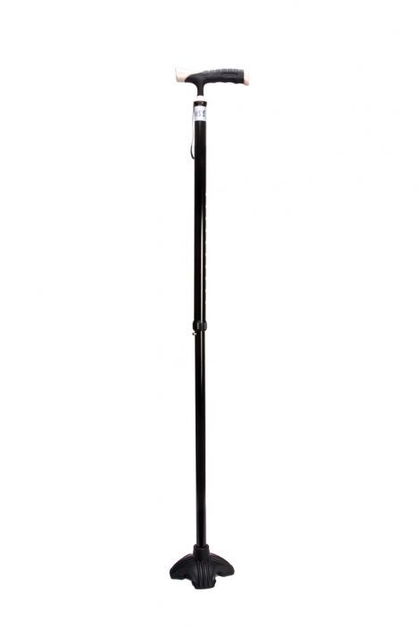 KİFİDİS AGST011 Kifidis Ayarlanabilir Dörtlü Denge Bastonu  Siyah / Black
