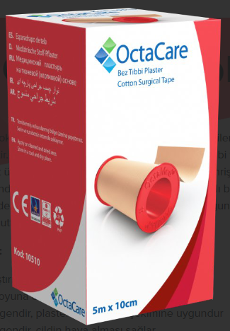 OctaCare Bez Tıbbi Plaster 5 m x 10 cm 1 Adet