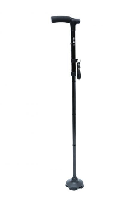KİFİDİS GB802 Kifidis Katlanır Dörtlü Lastikli Baston  Siyah / Black