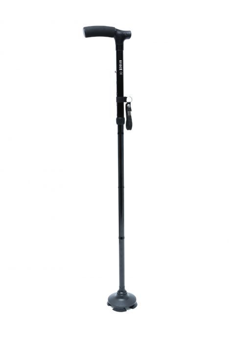 KİFİDİS GB802 Kifidis Katlanır Dörtlü Lastikli Baston  Siyah / Black