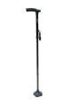 KİFİDİS GB802 Kifidis Katlanır Dörtlü Lastikli Baston  Siyah / Black