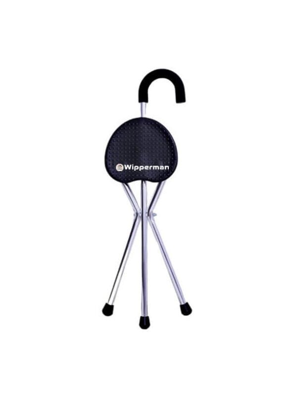 Wipperman W 521 Oturaklı ve Portatif Baston Dayanıklı Ergonomik Katlanabilir