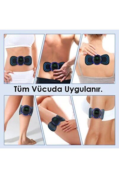 Şarjlı Dijital 8 Prog. 19 Kademeli Ems/Masaj Cihazı