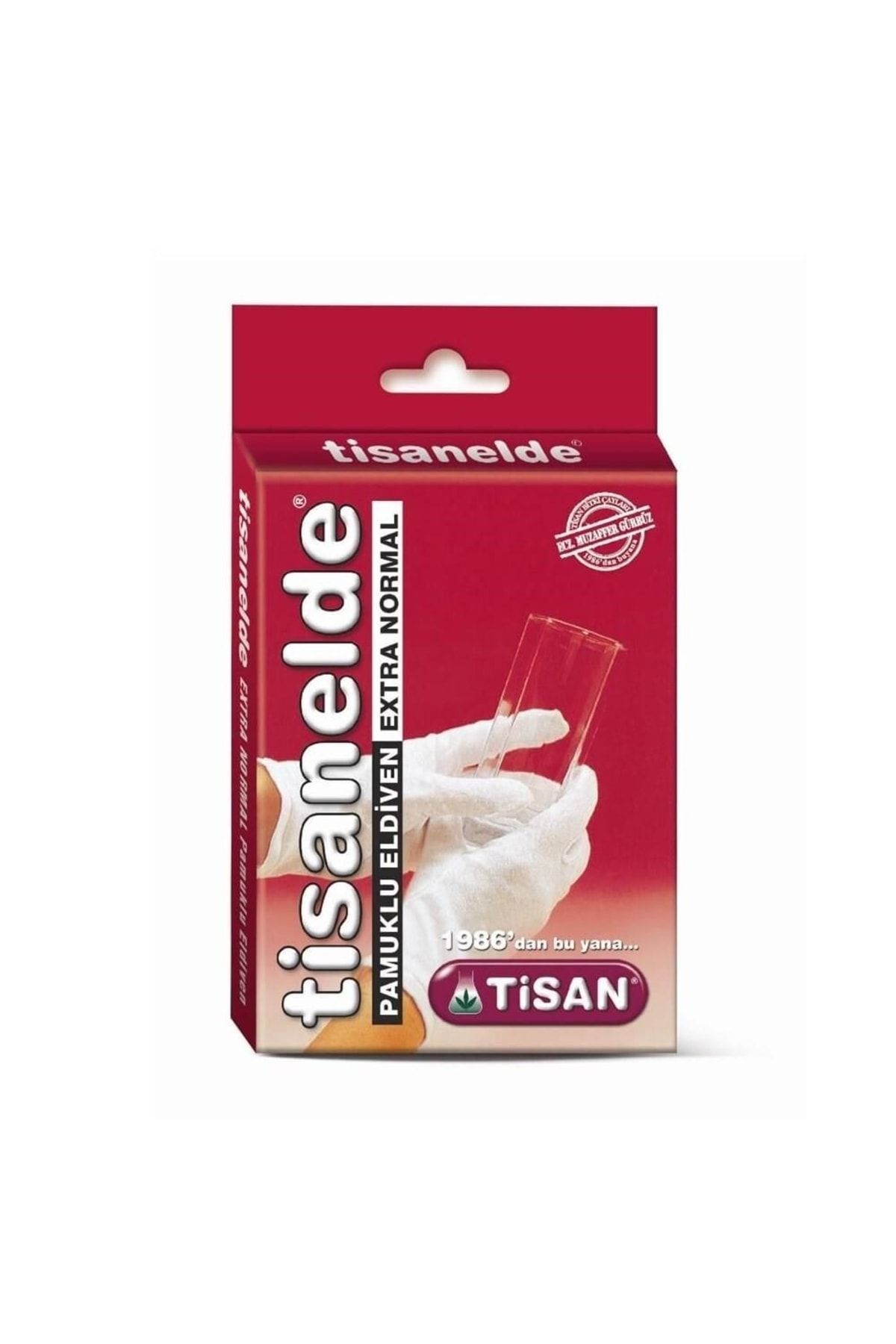 Tisanelde Pamuklu Eldiven Extra Normal Egzama Eldiveni