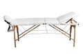 Beyaz 3 Parçalı Katlanabilir Masaj Yatağı