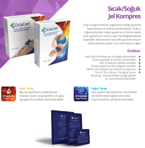 OctaCare Sıcak/Soğuk Jel Kompres Termojel x