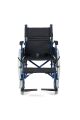 Sandalye Lacivert | 45cm Oturum,Alüminyum Gövde,Refakatçi Frenli, Sırt Kırılmalı DM-321